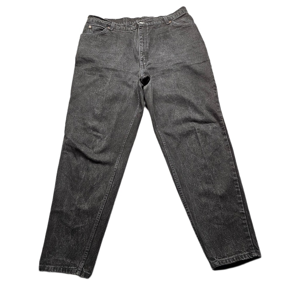 Levi's 922 Jeans Womens 20M‎ Black Denim Tapered Fit Leg Americana Streetwear